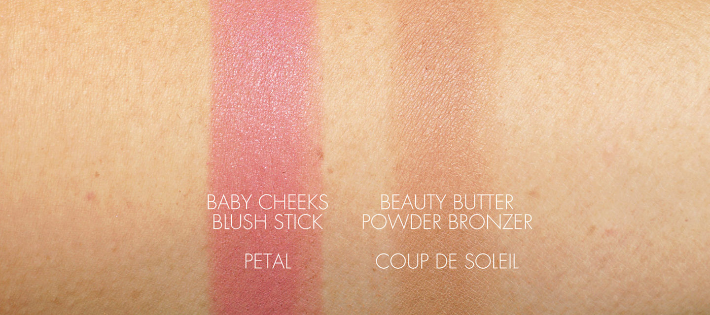 Swatch Coup de Soleil Westman Atelier Baby Cheeks Pétales et poudre