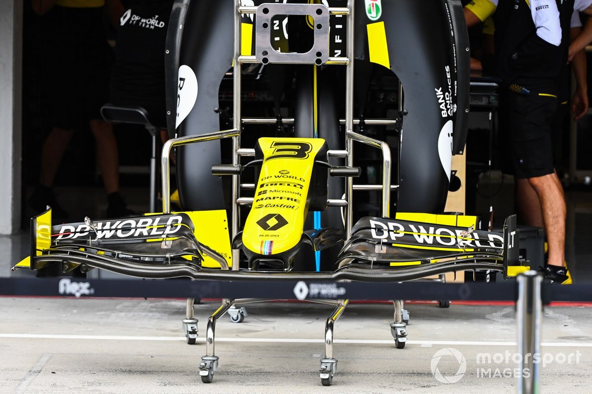 Une aile avant du Daniel Ricciardo, Renault F1 Team RS20 