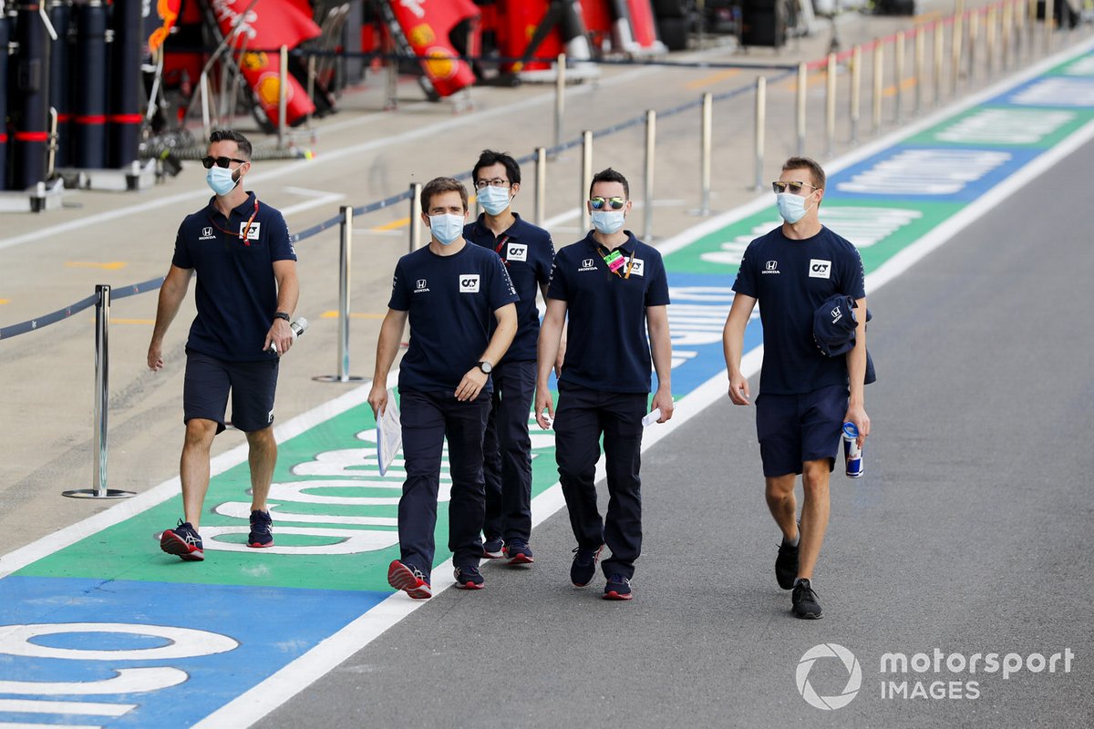 Daniil Kvyat, AlphaTauri parcourt la piste