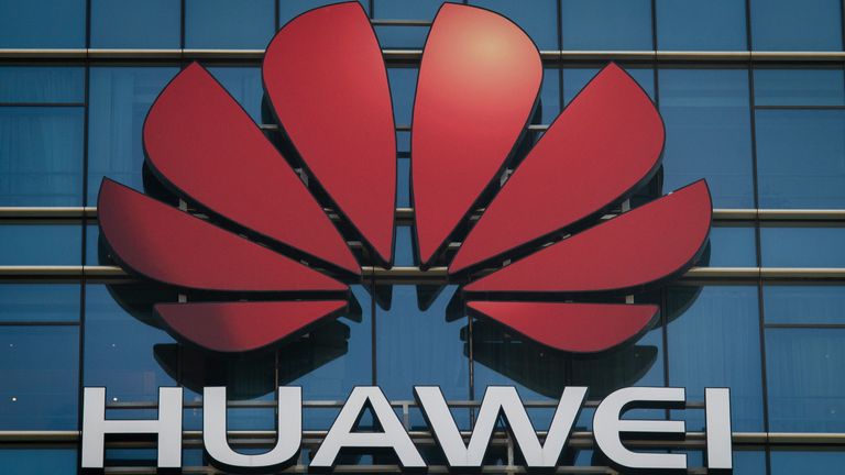 logo et bâtiment huawei