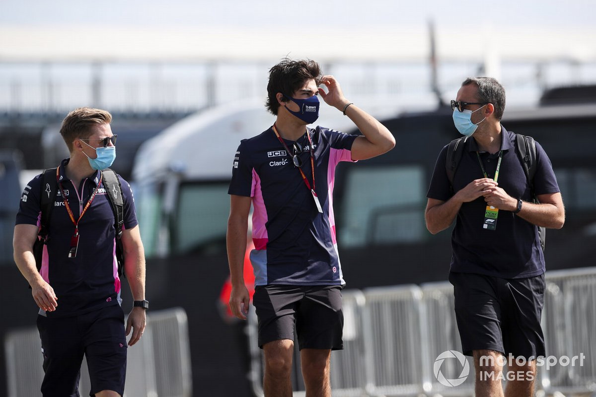 Lance Stroll, Racing Point arrive