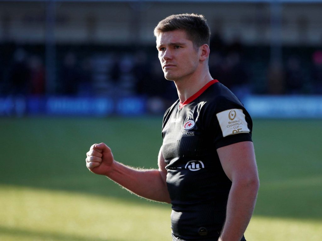 Eddie Jones heureux que le capitaine anglais Owen Farrell joue en championnat après avoir signé un accord à long terme avec les Sarrasins