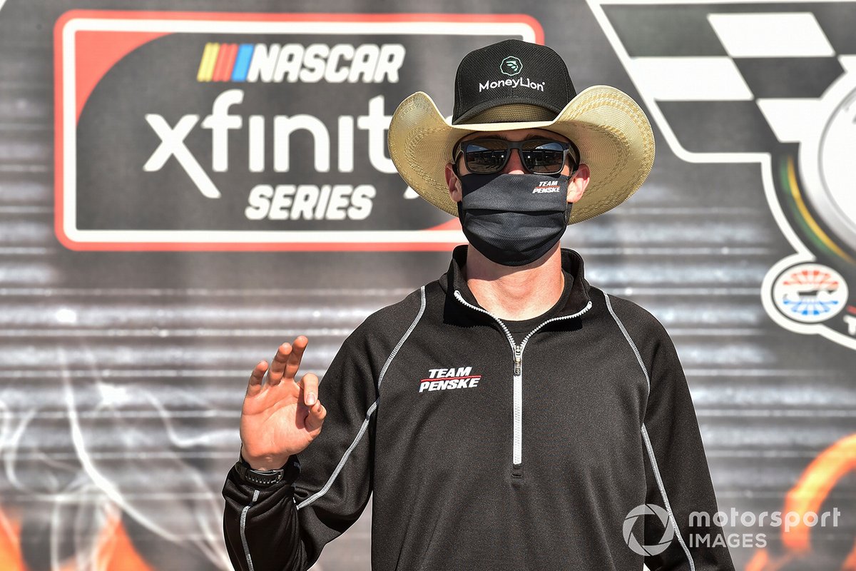 Vainqueur de la course Austin Cindric, Team Penske, Ford Mustang