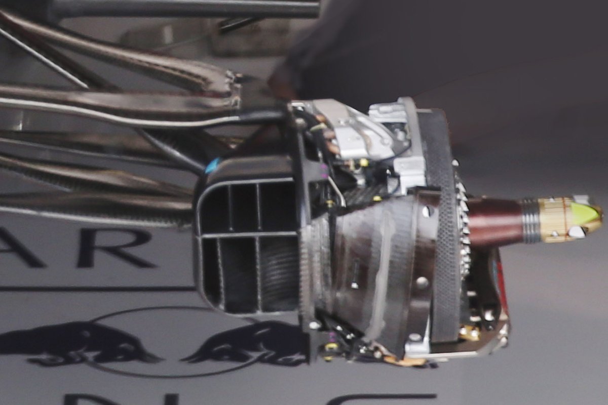 Détail du frein Red Bull Racing