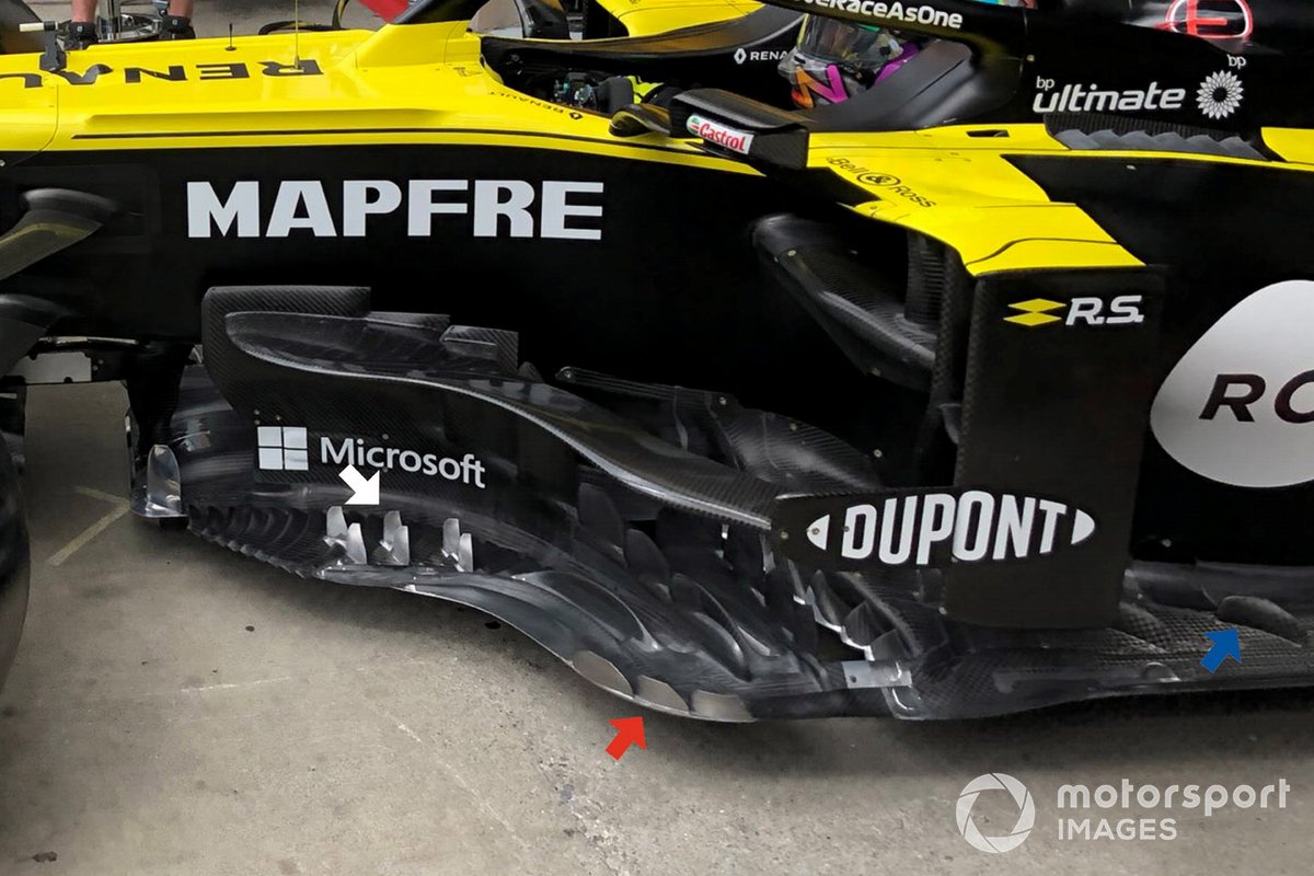 Détail de la barge Renault F1 RS20