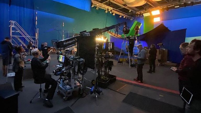 Jon Landau a pris cette photo sur le plateau.  Pic: jonplandau / Instagram