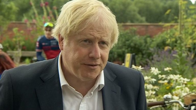 Boris Johnson a averti que les signes d'une 