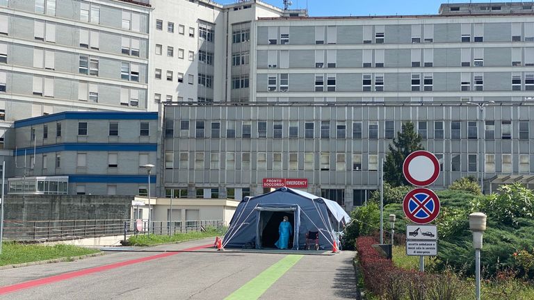 Hôpital de Crémone en Italie