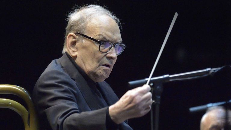 Ennio Morricone.  Photo: Edmond Sadaka Edmond / Sipa / Shutterstock

