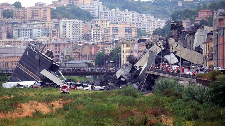 Le pont s'est effondré le 14 août 2018