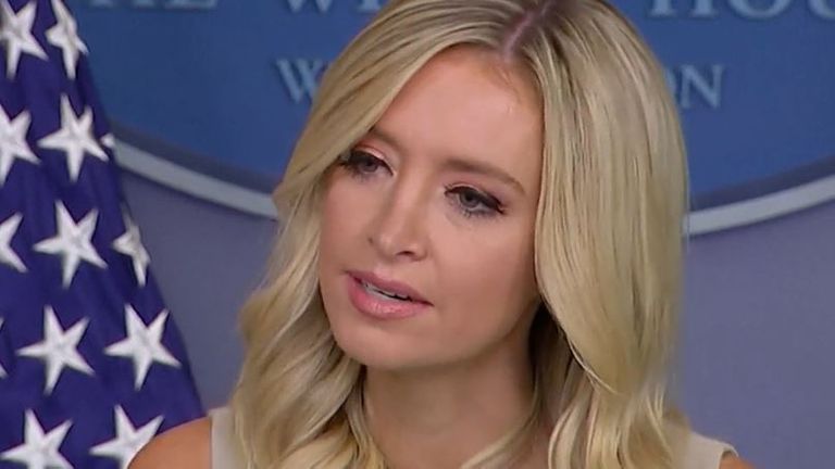 Kayleigh McEnany lit la déclaration de Donald Trump sur les médias et NASCAR