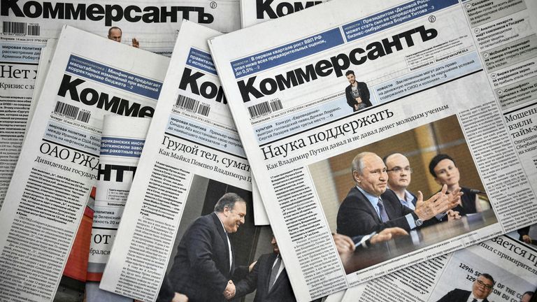 Ivan Safronov a précédemment travaillé chez Kommersant, un grand journal russe