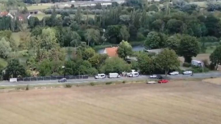 La police allemande reprend la fouille du lotissement de Hanovre