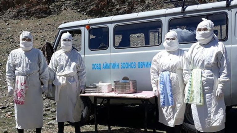 Le ministère de la Santé de la Mongolie organise un programme de vaccination pour arrêter la propagation de la maladie (Crédit: Centre national des zoonoses)