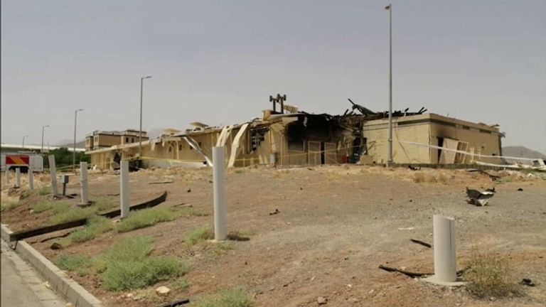 Incident de l'installation d'enrichissement de Natanz.  L'explosion s'est produite vers 2 heures du matin le 2 juillet.  L'Iran