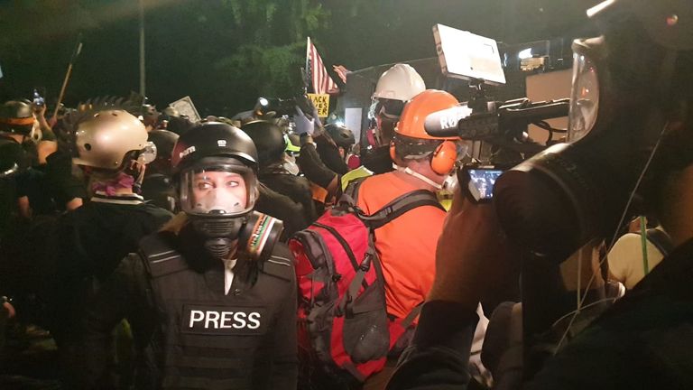 Sally Lockwood s'est entretenue avec des mères, des pères, des infirmières et des grands-parents qui protestaient pour Black Lives Matter à Portland