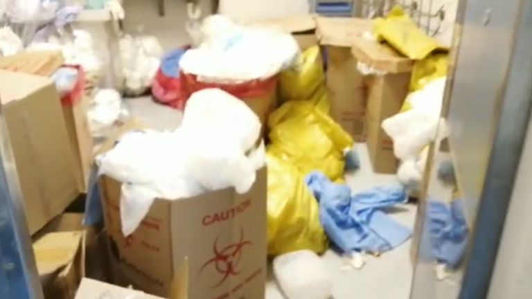 Déchets médicaux déversés dans les magasins de l'hôpital Livingstone