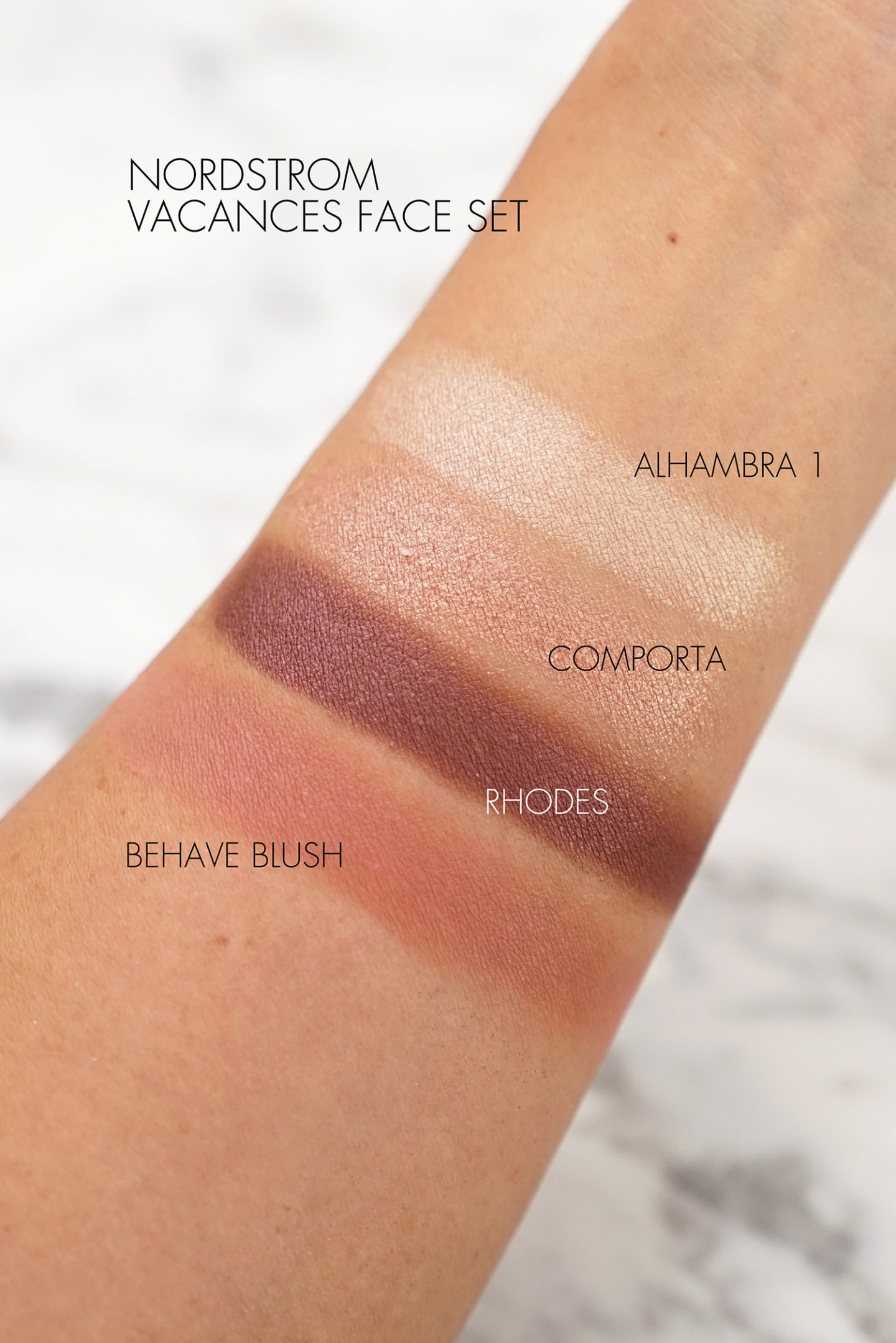 Nuancier Nordstrom NARS Vacances Face Set