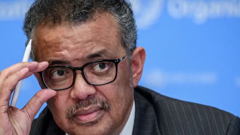 Directeur général de l'OMS, Dr Tedros Ghebreyesus 