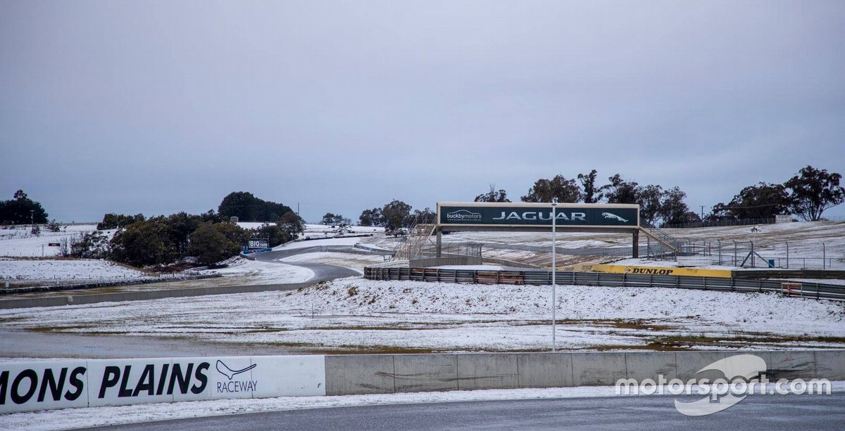 Symmons Plains couvertes de neige