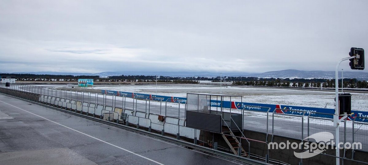 Symmons Plains couvertes de neige