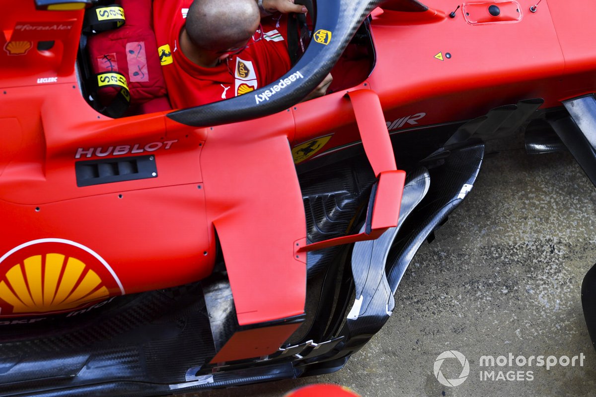 Entraînement au stand Ferrari