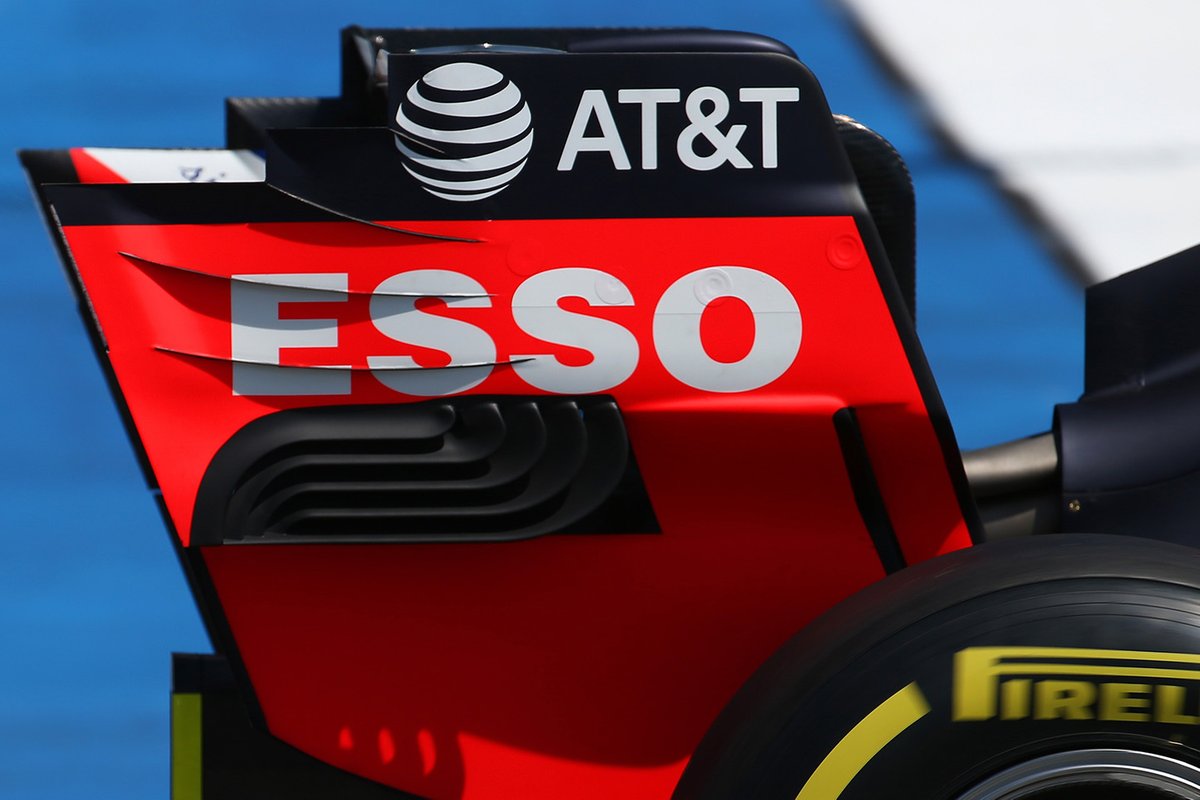 Plaque d'extrémité d'aileron arrière Red Bull Racing RB16