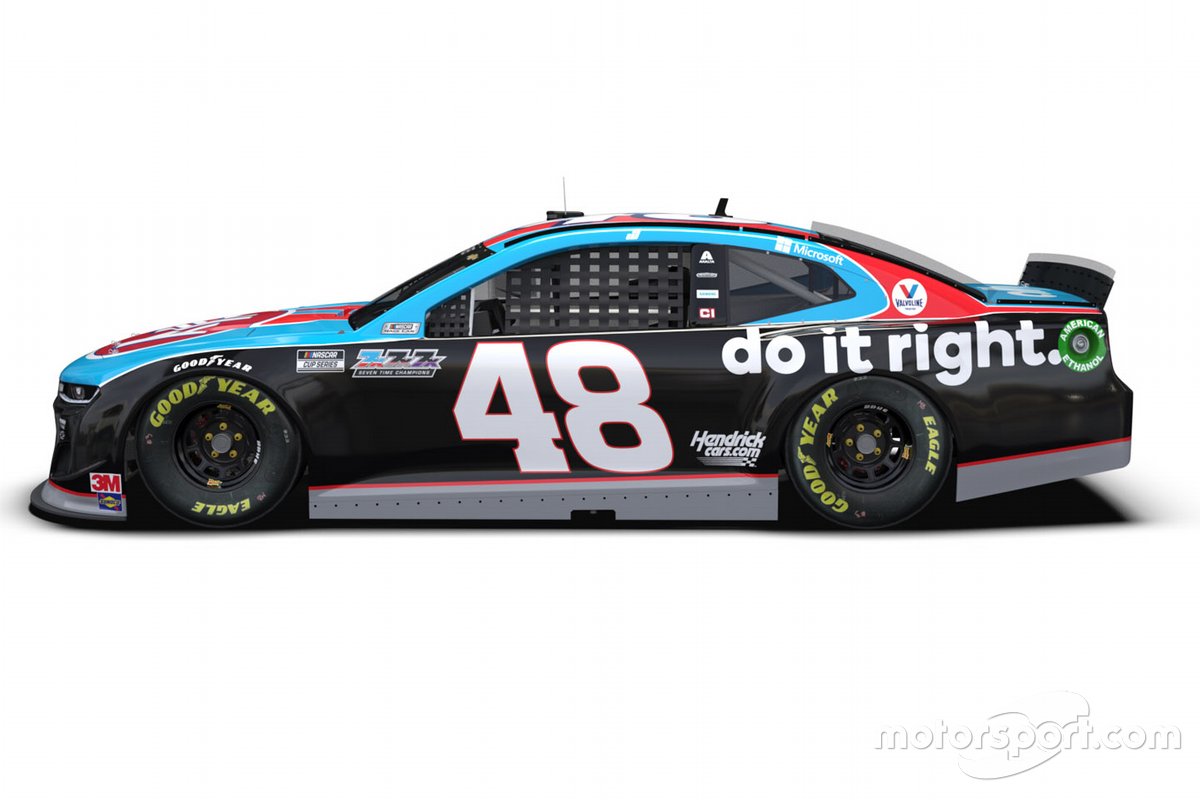 Livrée de retour Jimmie Johnson Ally