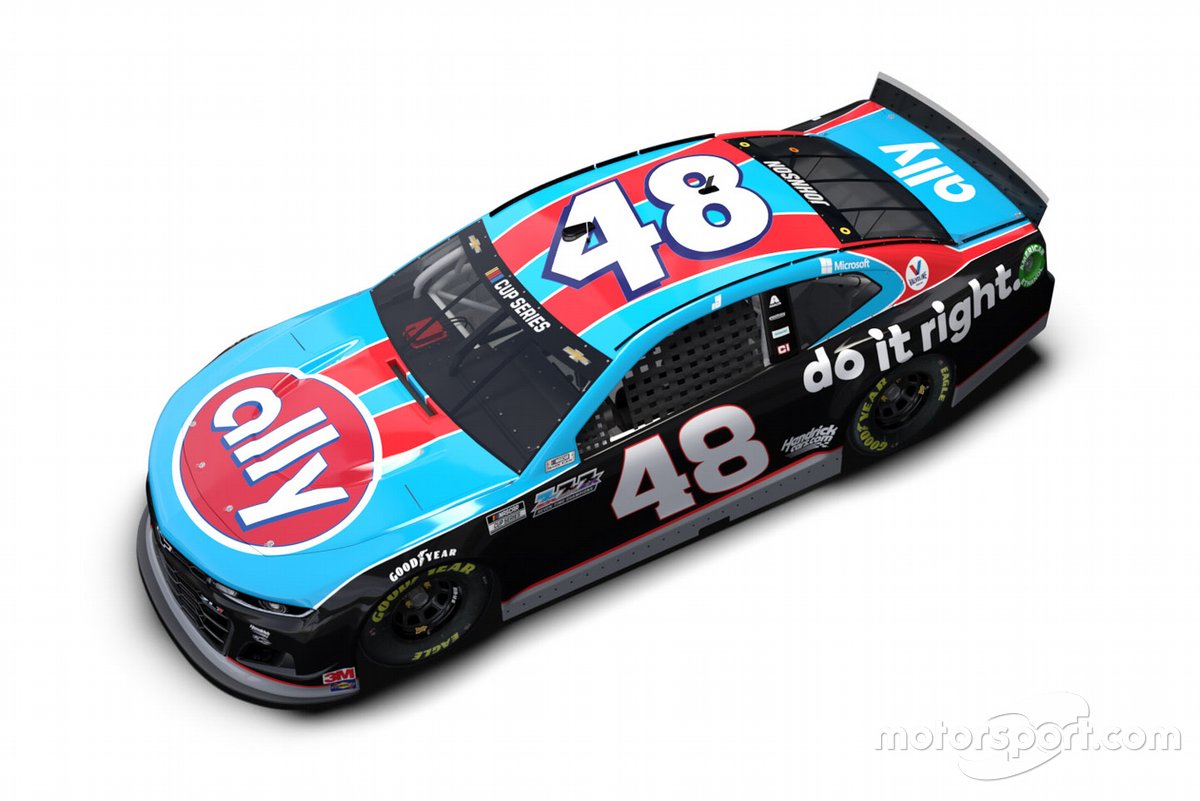 Livrée de retour Jimmie Johnson Ally