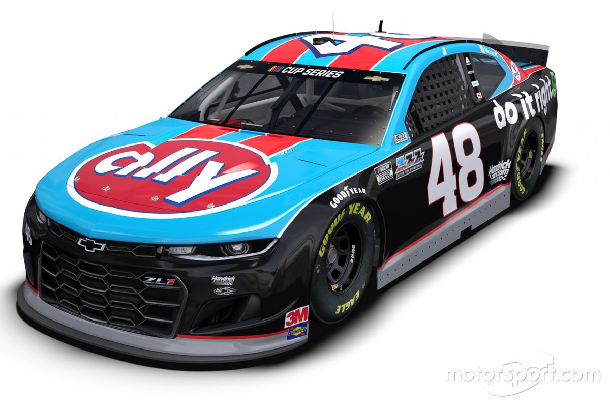 Livrée de retour Jimmie Johnson Ally