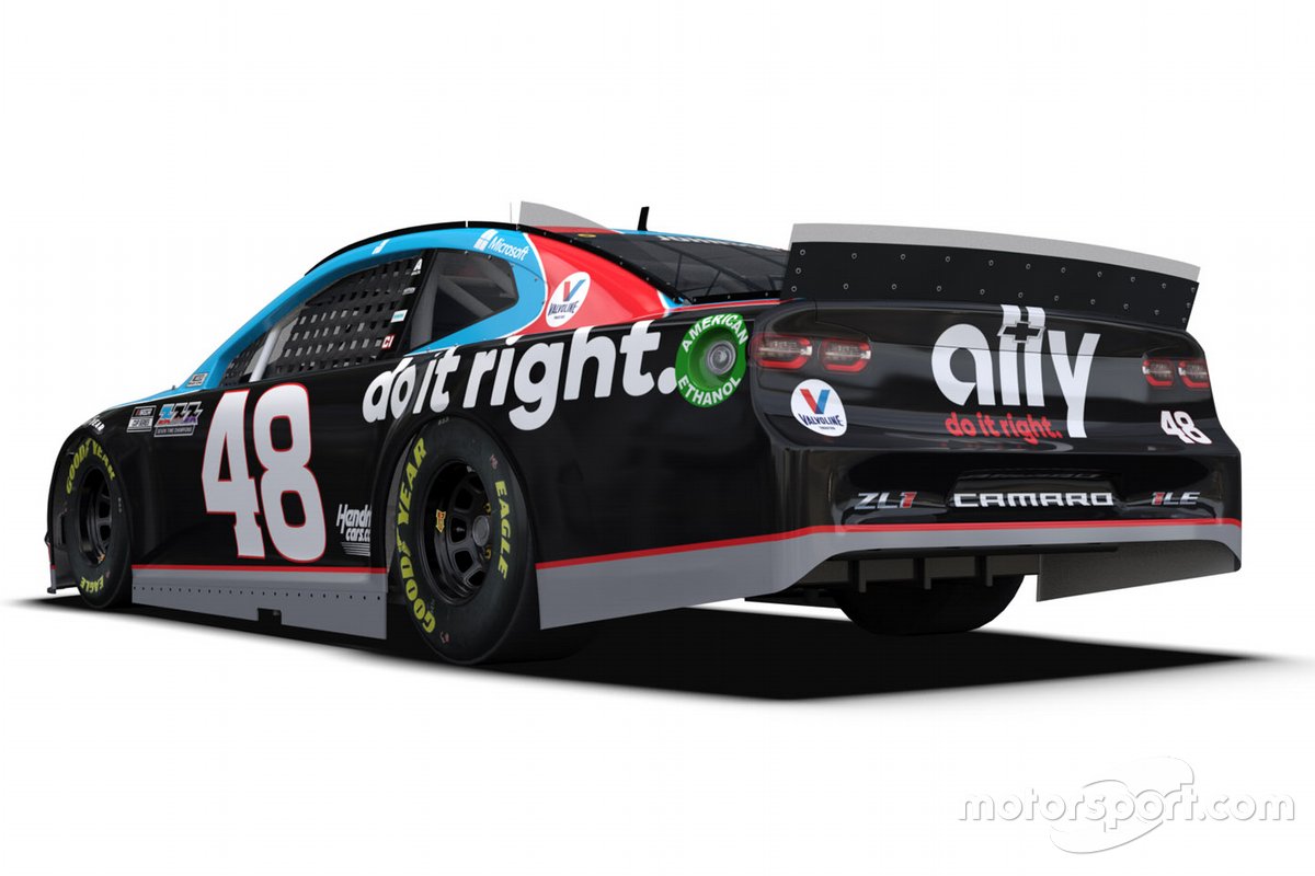 Livrée de retour Jimmie Johnson Ally