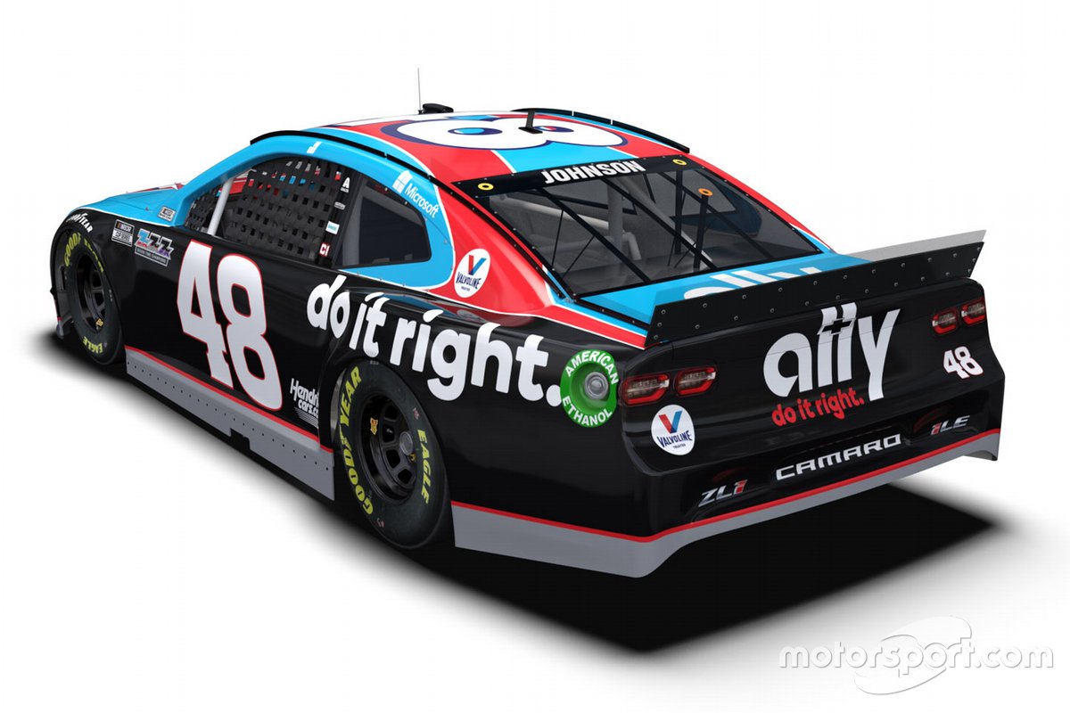 Livrée de retour Jimmie Johnson Ally