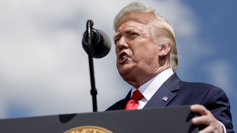 Le président américain Donald Trump