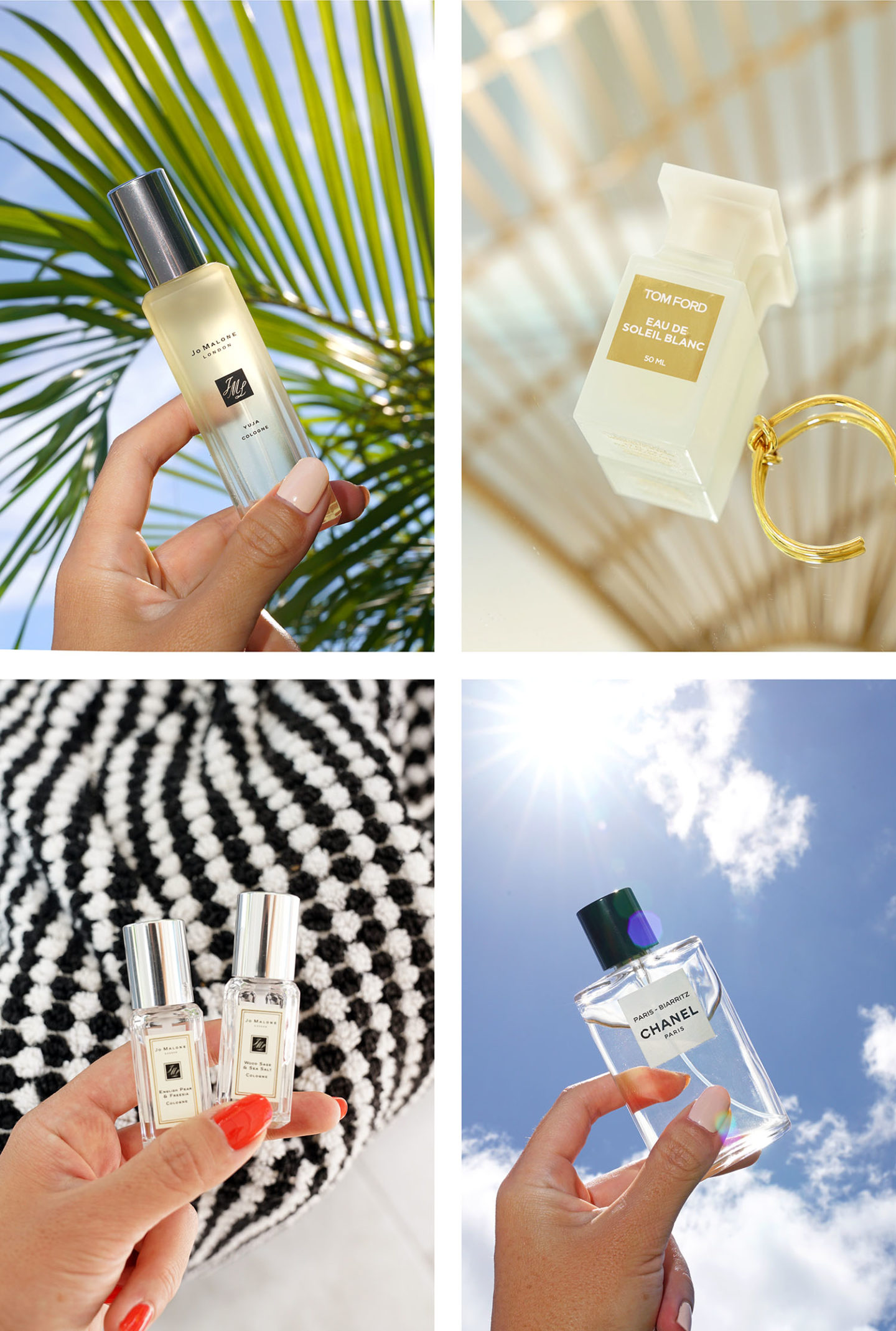 Meilleurs parfums d'été Jo Malone, Tom Ford et Chanel