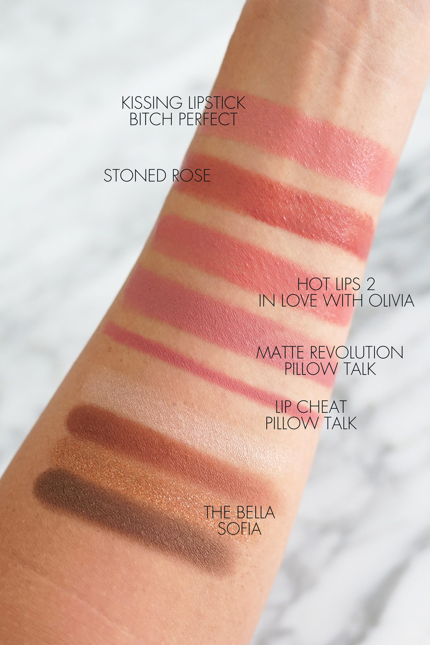 Nuancier Charlotte Tilbury