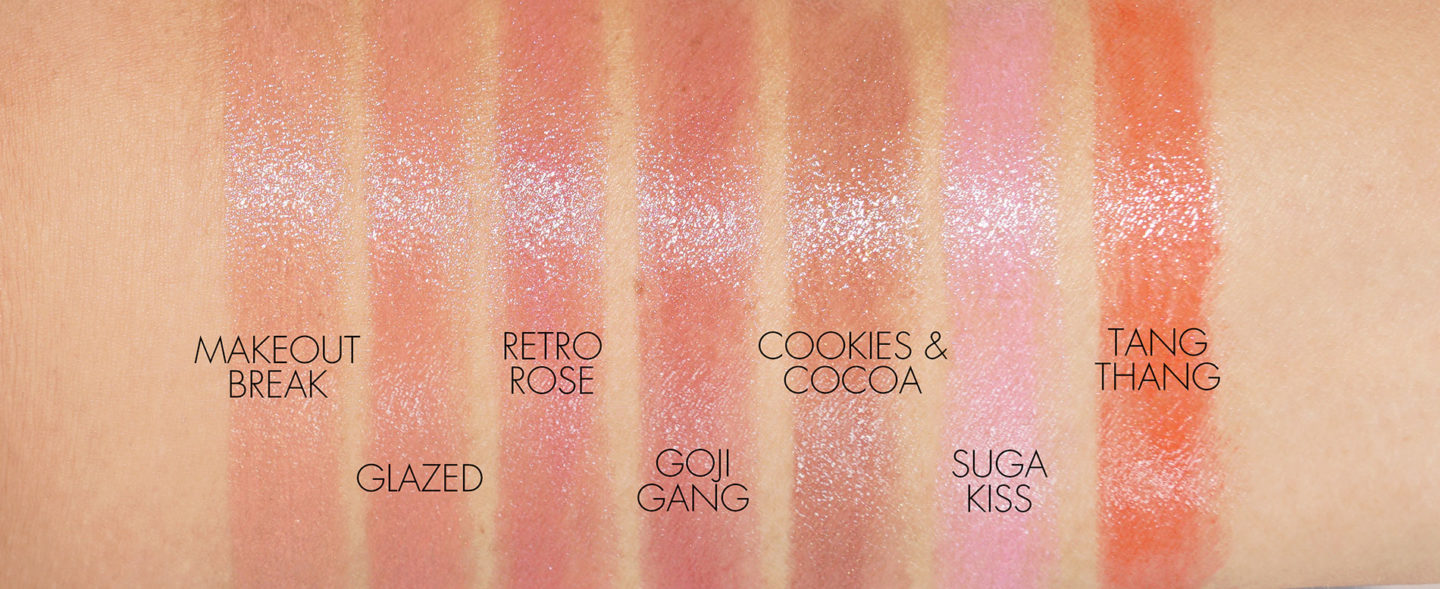 Nuancier de rouge à lèvres Fenty Slip Shine Sheer Shiny
