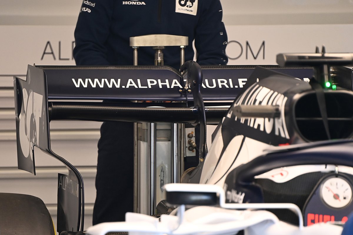 Détail arrière de l'AlphaTauri AT01