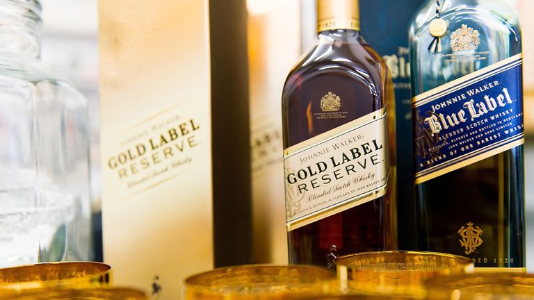 L'écurie de Diageo comprend la marque de whisky Johnnie Walker