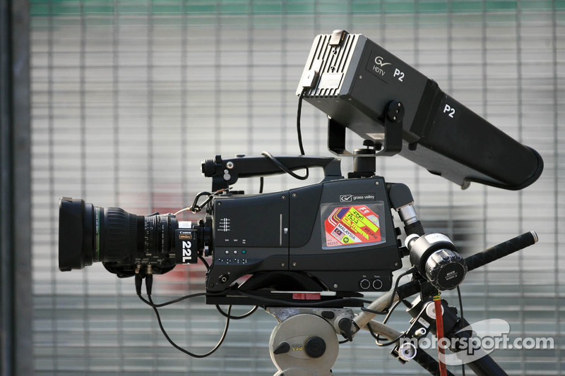 Une caméra de télévision