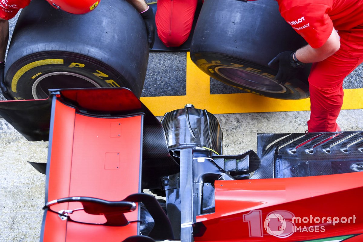 Entraînement au stand Ferrari
