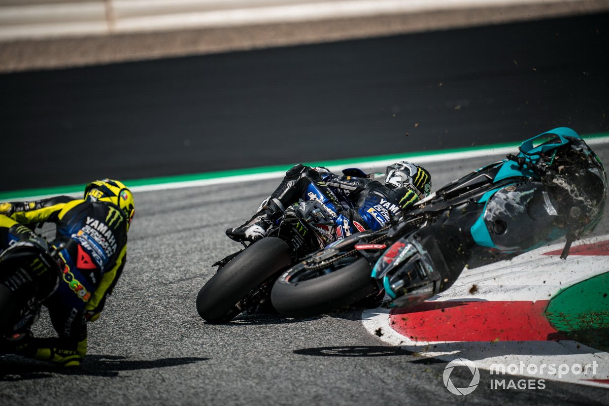 Franco Morbidelli, accident de Petronas Yamaha SRT