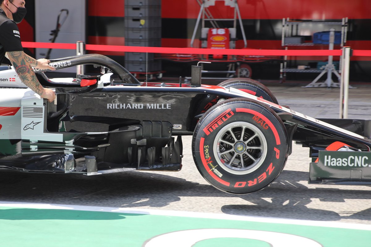 Détail des sidepods Haas VF20
