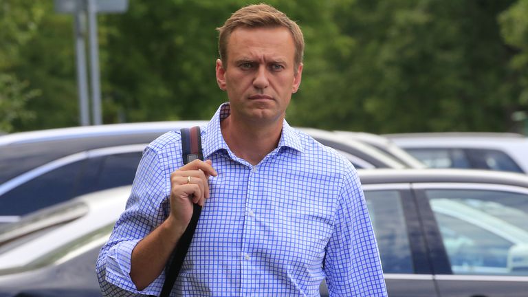 Le chef de l'opposition russe Alexei Navalny