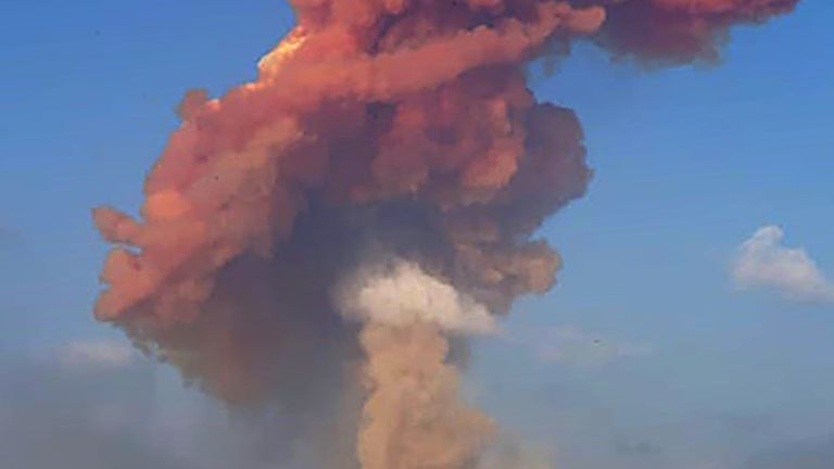 Des vidéos capturent le moment de l'explosion à Beyrouth, au Liban