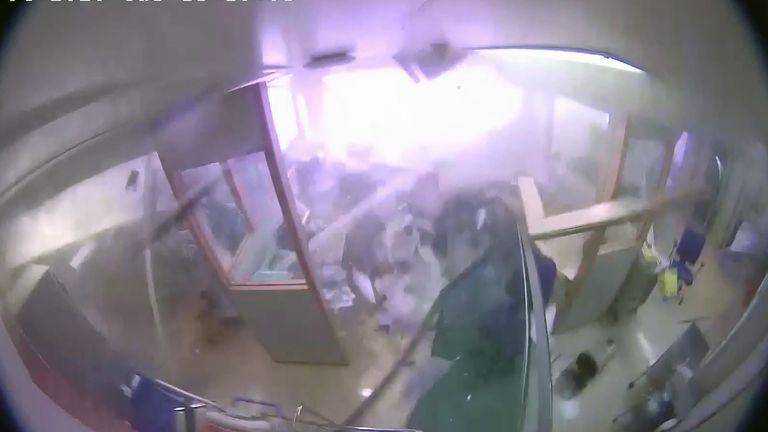 À l'intérieur de l'hôpital Saint George lorsque l'explosion s'est produite