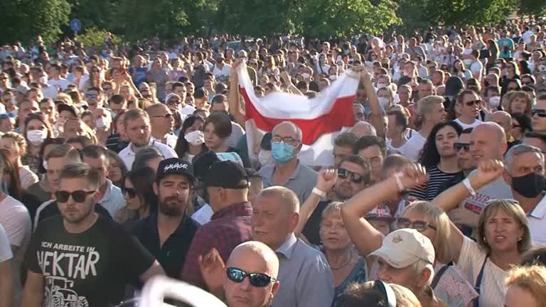 Manifestations en Biélorussie 