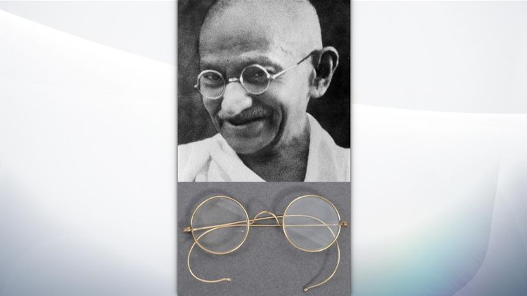 Les lunettes de Mahatma Gandhi seront mises en vente le 21 août