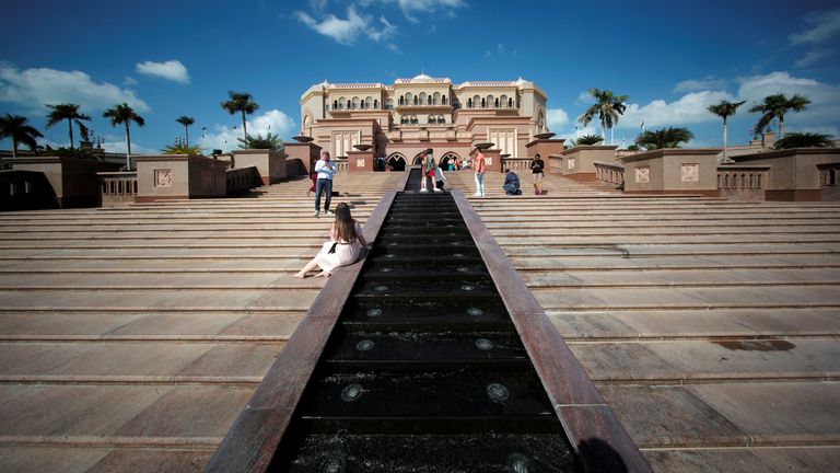 The Emirates Palace Hotel à Abu Dhabi, Emirats Arabes Unis