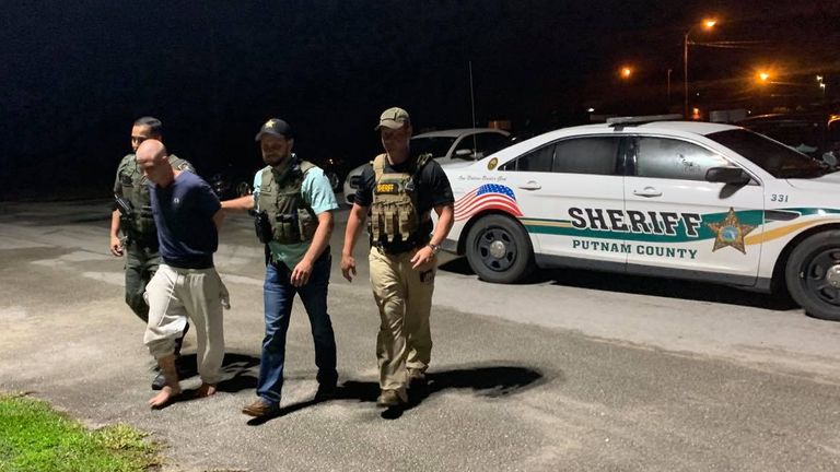 Mark Wilson a été arrêté en Floride pour le meurtre des frères Tayten et Robert Baker.  DOIT CRÉDIT: Facebook / Gator DeLoach, shérif du comté de Putnam