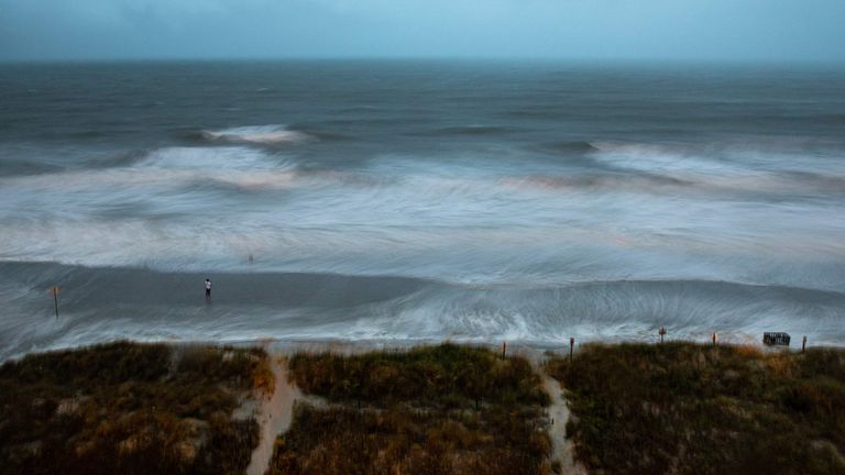L'ouragan Isaias s'approche de North Myrtle Beach, Caroline du Sud